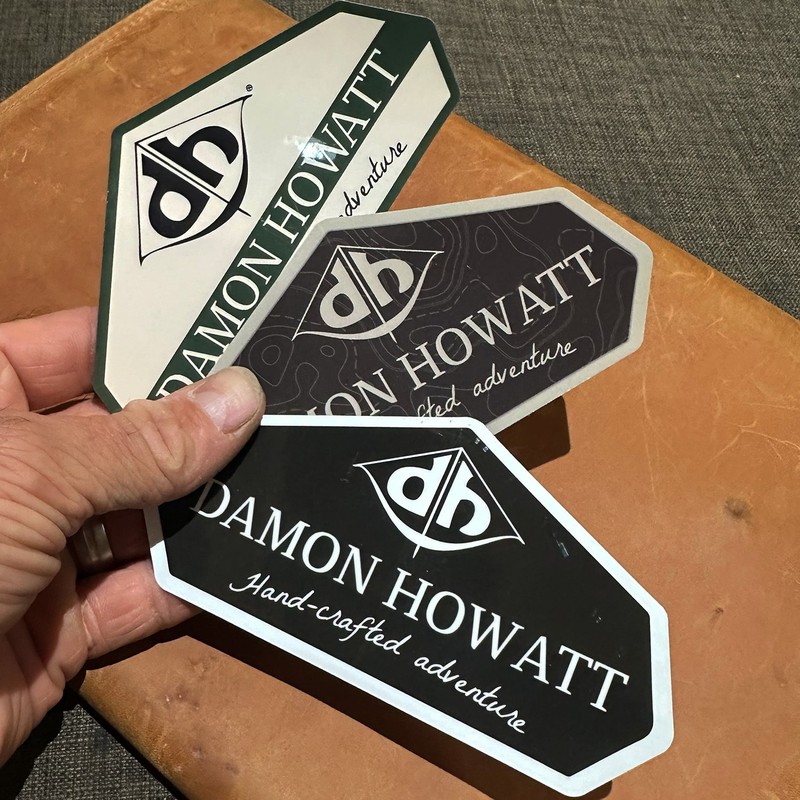 10-Pack Damon Howatt with DH Logo (2.75" x 5.25" Custom 7-Sided) Mega Variety Pack - Gloss Vinyl Stickers